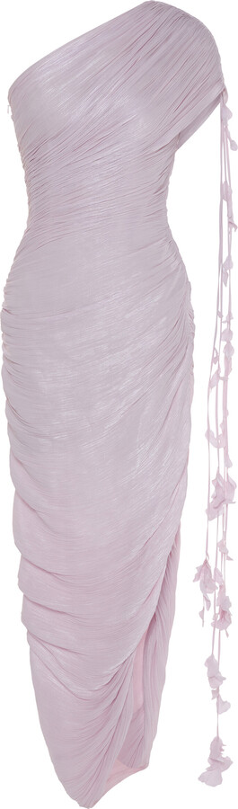 Marmar Halim Asymmetric Ruched Maxi Dress