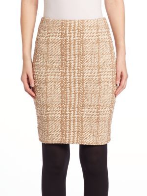 Akris Punto Jersey Jacquard Mini Skirt