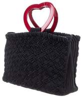 Thumbnail for your product : Saint Laurent Woven Back In Love Handle Bag