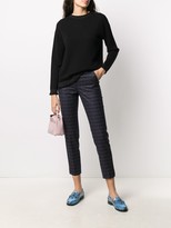Thumbnail for your product : Peserico Plaid Slim Fit Crop Trousers