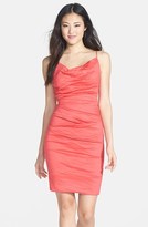 Thumbnail for your product : Nicole Miller Ruched Metallic Sheath Dress