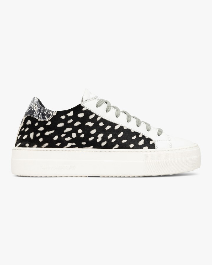 p448 leopard dot high top sneaker