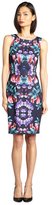 Thumbnail for your product : Single Dress Navy, red and purple printed 'Natalia' scuba dress
