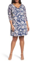 Thumbnail for your product : Adrianna Papell Plus Size Women's Marrakesh Embroidered Trapeze Dress