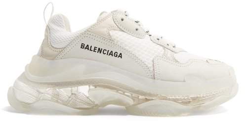 Balenciaga - Triple S Low Top Trainers - Womens - White