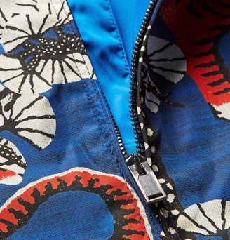 Gucci Printed Shell Hooded Jacket