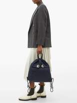 Thumbnail for your product : Anya Hindmarch Eyes Shell Backpack - Womens - Navy