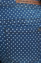 Thumbnail for your product : Standards & Practices Polka Dot Denim Shorts (Stone) (Juniors)