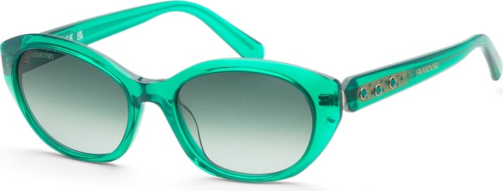 Swarovski Women's 53mm Green Sunglasses