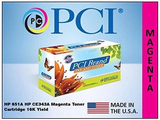Pci Reman 651A Ce343a Magenta Toner Ctg