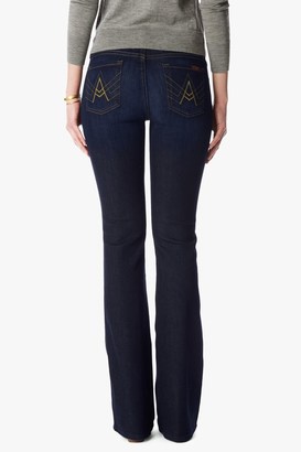 7 For All Mankind Slim Illusion A Pocket Flare In Tried True Blue