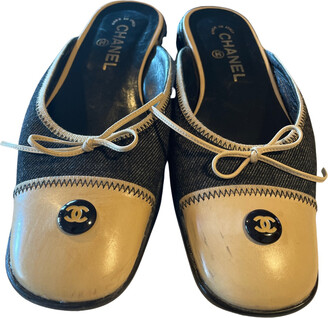 Chanel Cloth mules - ShopStyle Sandals