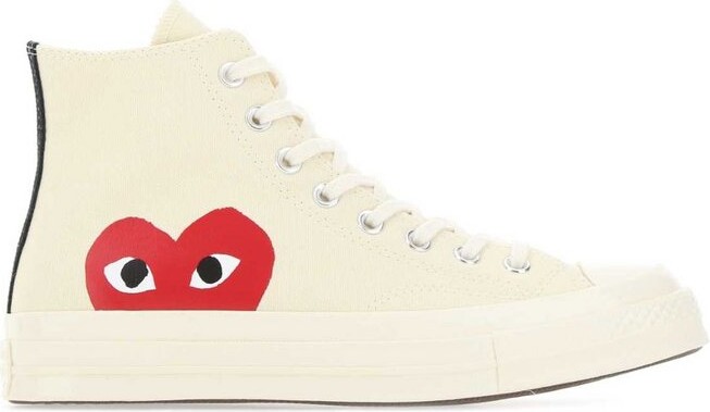 Comme des Garçons PLAY X Converse Chuck 70 Lace-Up Sneakers