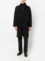 Thumbnail for your product : Salvatore Santoro Single-Breasted Suede Coat