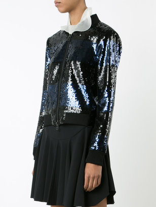 Veronica Beard sequin embellished jacket - women - Polyester/Spandex/Elastane/Sequin - 2
