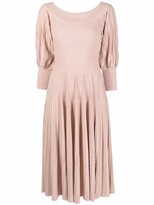 Thumbnail for your product : Antonino Valenti Knitted Flared Midi-Dress