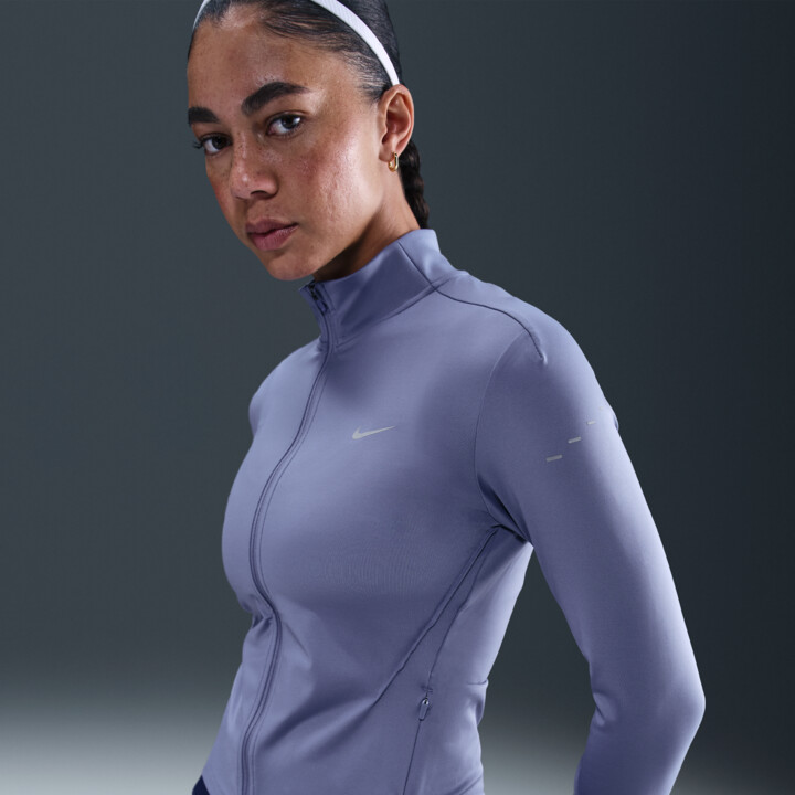 women's nike zip running top