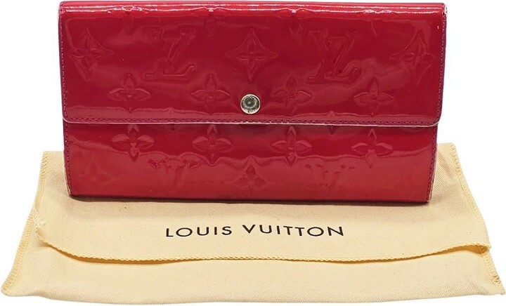 Louis Vuitton Vintage Monogram Sarah Vernis Wallet Rose Pop