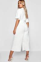 Thumbnail for your product : boohoo Plus Utility Culotte Jumpsuit
