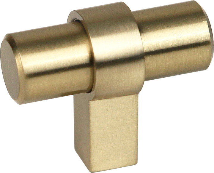 Design House Emery Cabinet Knobs, 5-Pack, Modern Kitchen Handles, Satin Gold