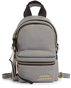 Marc Jacobs Logo Leather Backpack