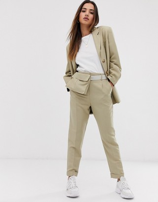 tapered suit trousers womens
