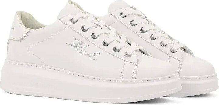 Karl Lagerfeld Paris Rhinestone-Embellished Low-Top Sneakers