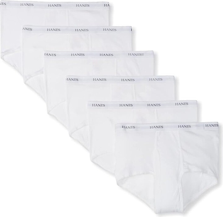 Hanes Men's Ultimate Tagless Briefs with ComfortFlex Waistband-Multiple  Packs and Colors (White 6-pack) Men's Underwear - ShopStyle