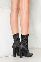 Thumbnail for your product : Nasty Gal Step Forward Satin Boot