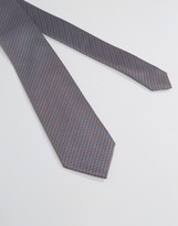 Thumbnail for your product : Original Penguin Penguin Formal Charcoal And Red Print Tie
