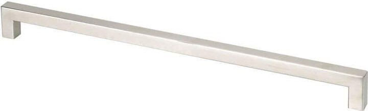 TOPEX Stainless Steel Collection 4.50 in. Center-to-Center Square Cabinet Pull