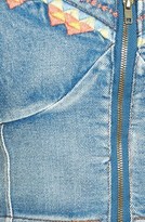 Thumbnail for your product : Cotton Express Embroidered Denim Bralette (Juniors)