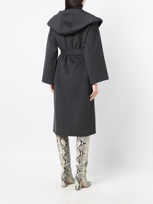 Arma Hooded Wool Trench Coats