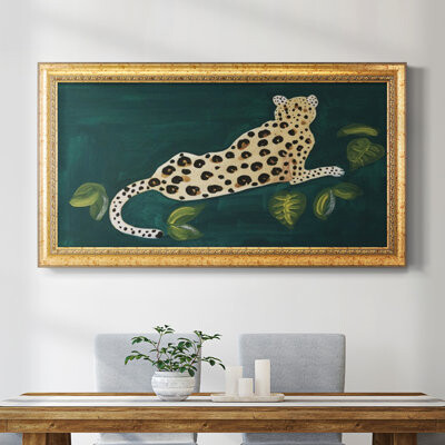 Bay Isle Home Lethargic Leopard I - Single Picture Frame Print on Canvas