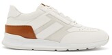 Thumbnail for your product : Tod's Leather, Mesh And Suede Trainers - White