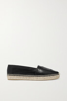 Thumbnail for your product : Saint Laurent Logo-embossed Leather Espadrilles