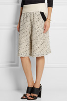 Thumbnail for your product : Chloé Open-knit cotton-blend shorts
