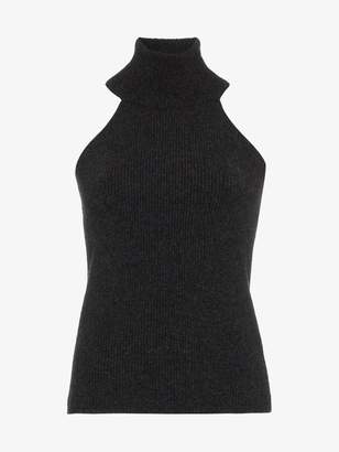 Jacquemus Turtleneck knitted sleeveless top