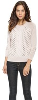 Thumbnail for your product : L'Agence Long Sleeve Braid Sweater