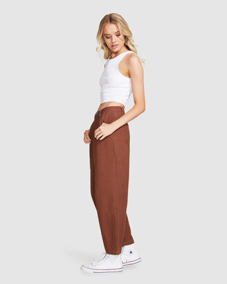 Subtitled Bay Tapered Pant Chocolate