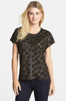 Thumbnail for your product : Vince Camuto Foiled Leopard Print Tee