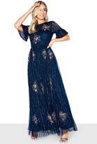 Thumbnail for your product : Little Mistress Navy Maxi Dress