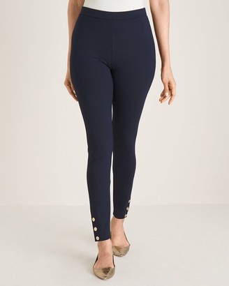 Navy blue ponte leggings Clearance