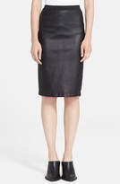 Thumbnail for your product : Helmut Lang Stretch Plonge Leather Skirt