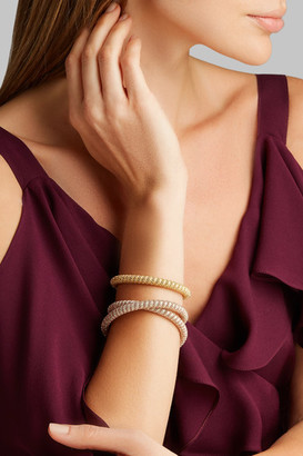 Carolina Bucci Twister 18-karat Gold-plated And Lurex Bracelet - one size