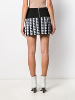 Thumbnail for your product : Balmain Houndstooth Pleated Mini Skirt