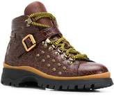 Thumbnail for your product : Prada crocodile-effect hiking boots