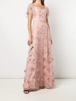 Thumbnail for your product : Marchesa Notte Bridal Portici embroidered bridesmaid gown