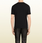 Thumbnail for your product : Gucci T-Shirt With Leather Pocket