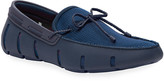 Thumbnail for your product : Swims Men's Braided-Lace Mesh/Rubber Driver Loafers